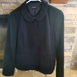 Talbots Black Suit Jacket with Tailored Fit and Notched Lapel